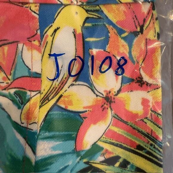 Loft Pencil Skirt Tropical Floral Print Zip Closure Stretch Comfort Size 0 - Picture 9 of 9